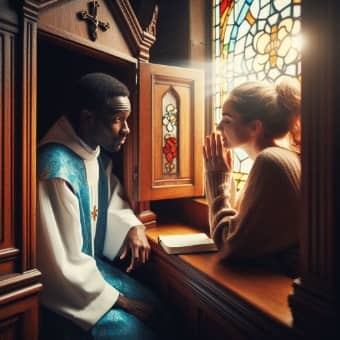 Why Catholics Confess to Priests