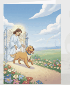 Christian Pet Sympathy Card