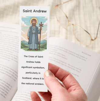Saint Andrew Catholic Bookmark